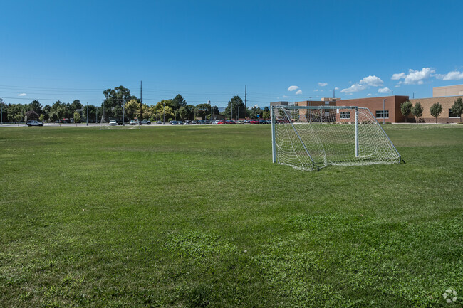 West Jordan Middle School has a large multi use sports field.