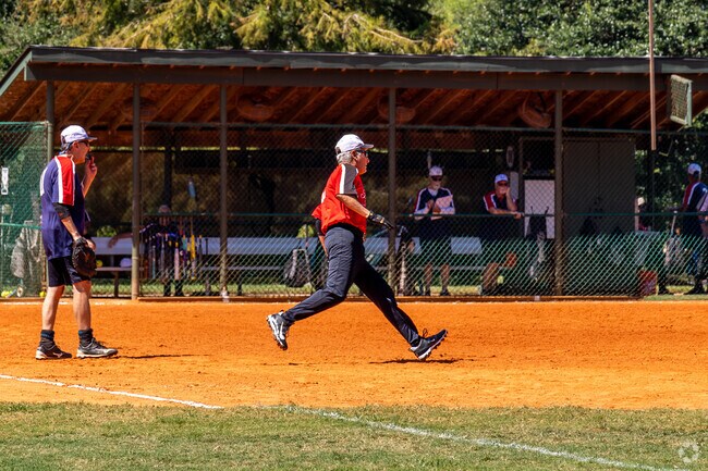 The Sun City Hilton Head residents compete against each other in a softball league.
