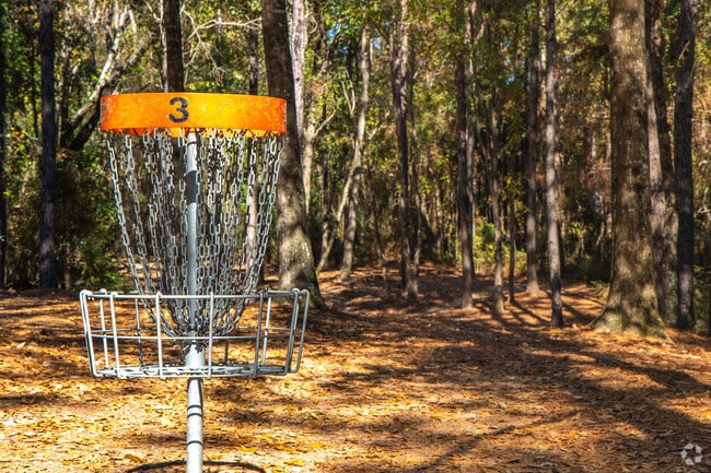 Semmes Municipal Park contains an 18-hole disc golf course for Westavia residents to enjoy.