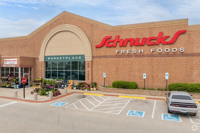 For groceries residents of Savoy head to Schnucks.