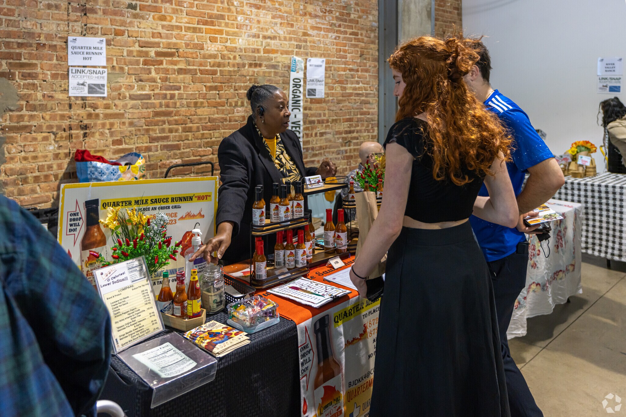 Locals visit the indoor season of the 61st Street Farmers Market near West Woodlawn.