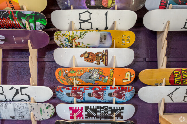 Shop a variety of skateboards at locally owned Flying Panther Skate Shop in Shenandoah West.