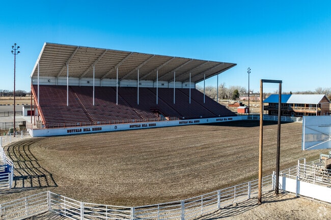 North Platte maintains its population with events like Nebraska Land Days at the Wild West Arena.