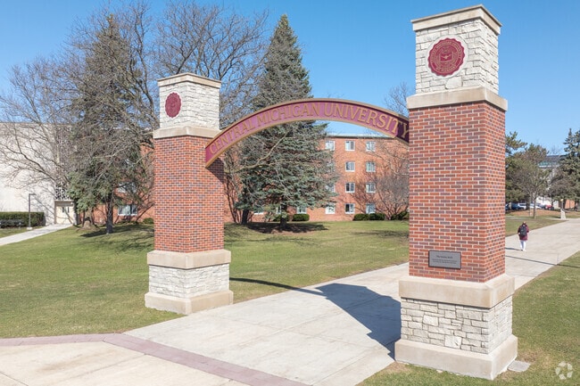 Central Michigan University has over 14,000 students enrolled and offers more than 200 programs.