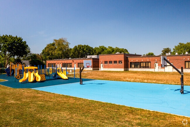 Shoot some hoops at Oquenock Elementary School.