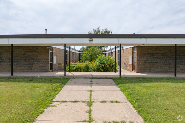 Bates Academy entrance.