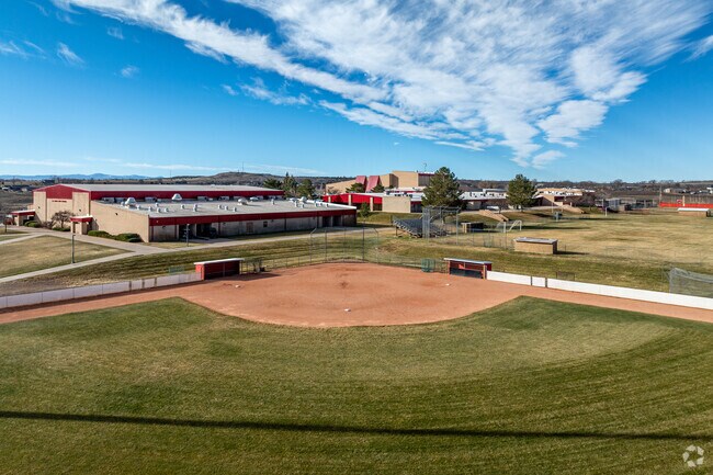 The sports field is state of the art at St. Johns High School.
