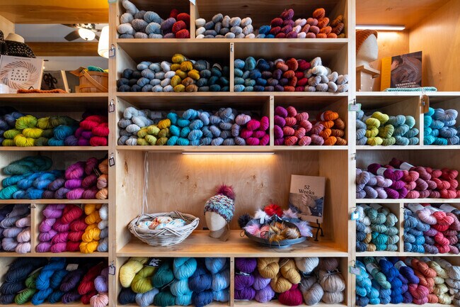 Yarn at Starlight Knitting Factory