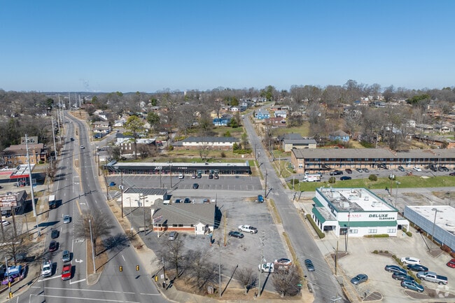 Across the street from 5 points is the neighborhood of Fairview.