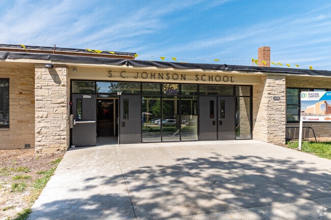 Johnson Elementary School serves about 454 students in Racine, WI.