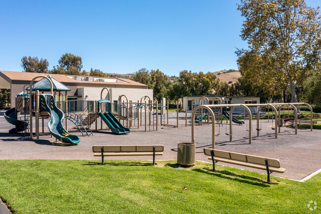The playground at Bonita Canyon Elementary in Turtle Rock is popular during recess.