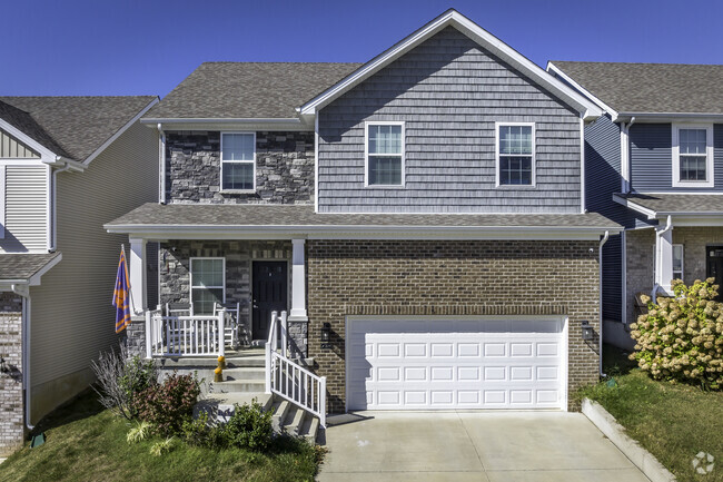 This Craftsman-style home represents what most houses look like in McConnell's Trace.