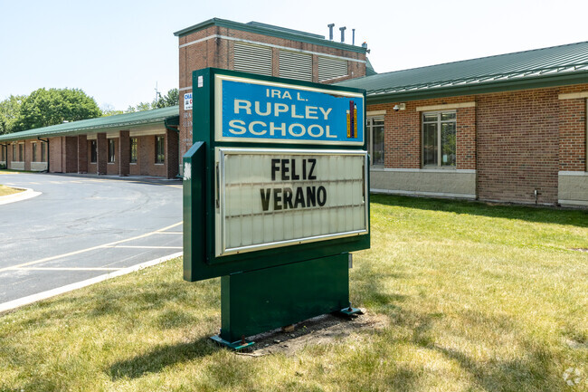 Rupley Elementary School is located off of Oakton Street.