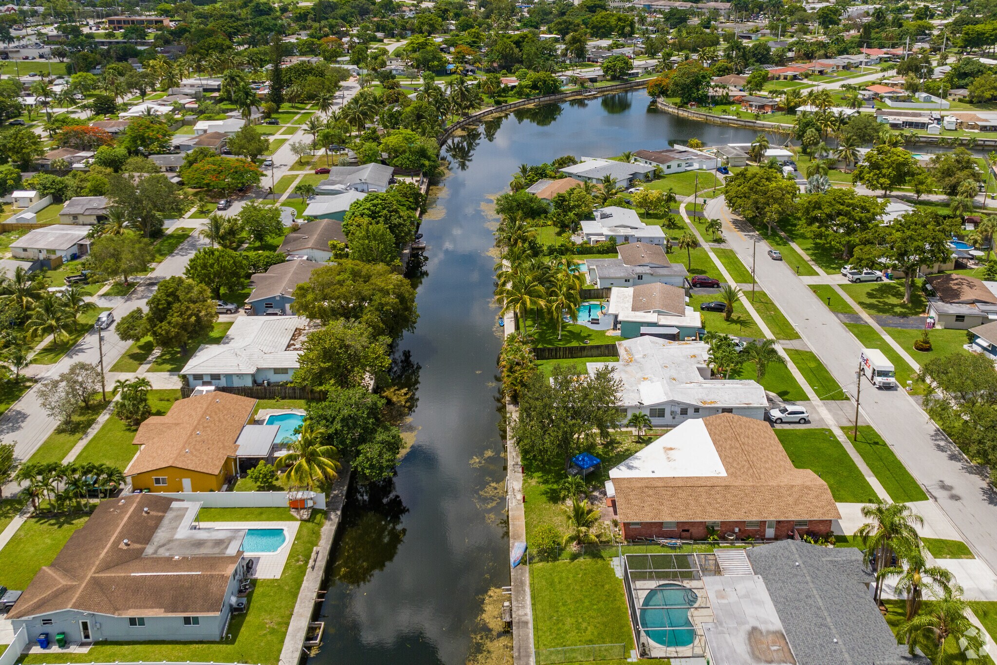 Beautiful waterfront views are a must at Margate Gardens, Florida.