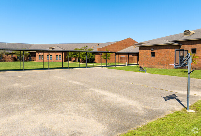 Wynton M. Blount Elementary serves around 330 students daily.