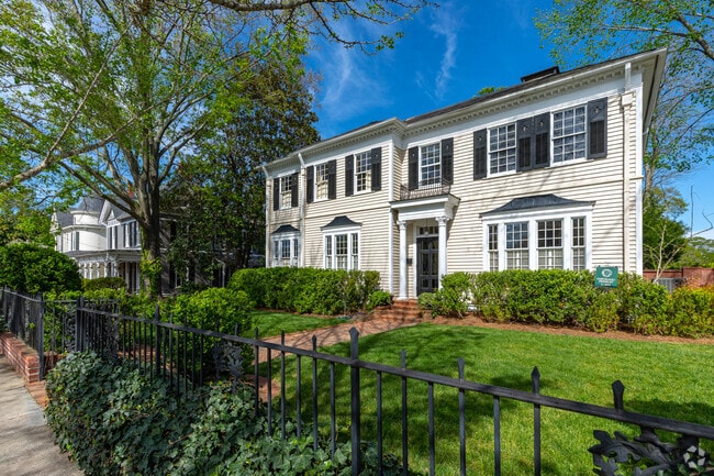 Historic homes in Downtown Marietta are often on gated lots.