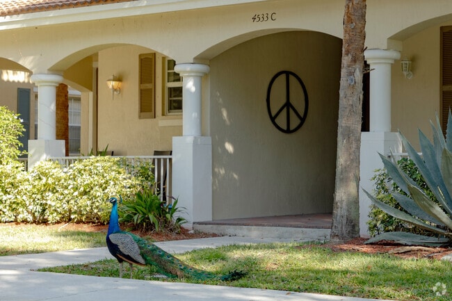 In the Indian Spring neighborhood residents can bird watch from their front porch.