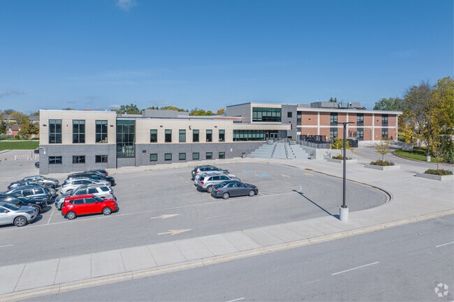 The parking Lot at Butler Middle School.