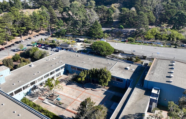 Jordan (June) School For Equity has a wide open campus for all of it students.