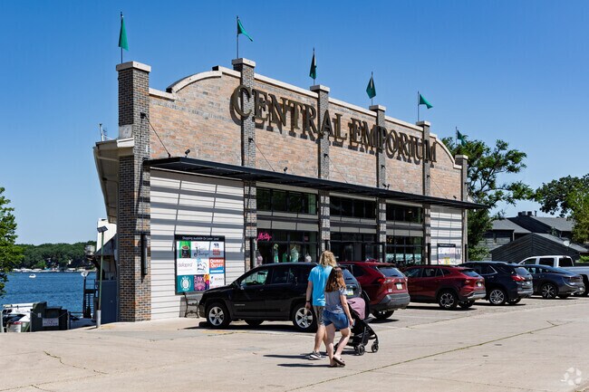 The Central Emporium in Arnolds Park is a popular destination for shopping and dining.
