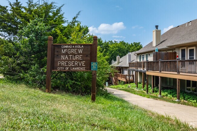 Conrad & Viola McGrew Nature Preserve has great pathed walking trail the whole family can enjoy.