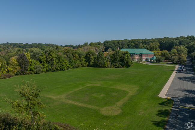 There is a baseball field at Pulaski Middle School for students interested in sports.