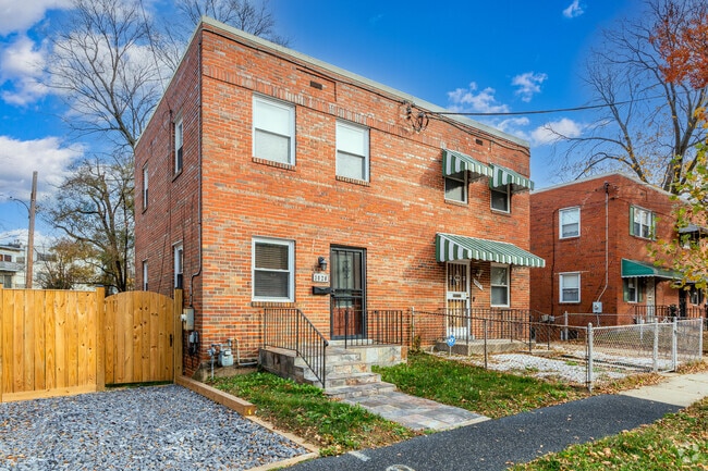 Row houses dominate the housing market in Knox Hill, Washington, DC.