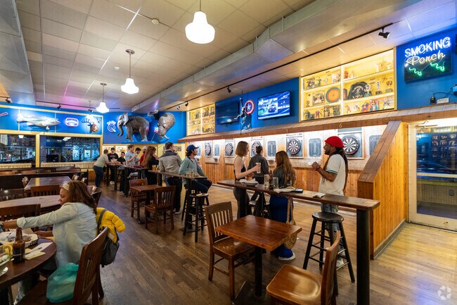 Blueberry Hill near Walnut Park East offers great food and a great atmosphere.