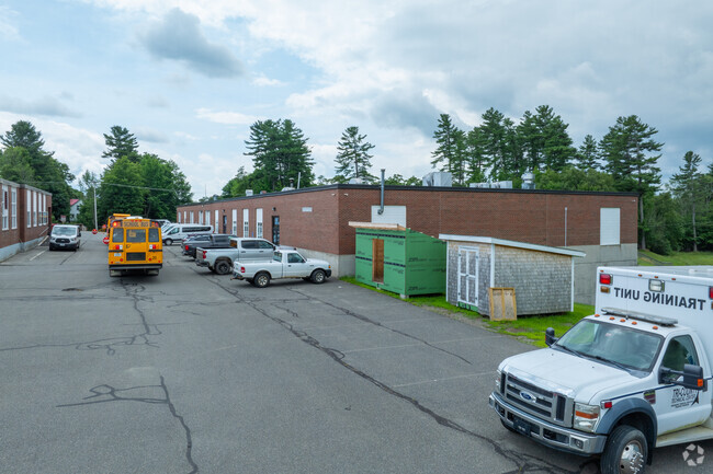 Buses pick up and drop off attending students at the Tri-County Tech Center.