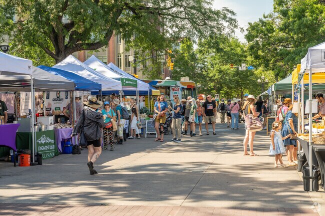 Twice a week near Goss Grove is the Boulder Farmers' Market.