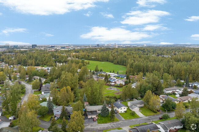 Campbell Park is a leafy neighborhood in the middle of Anchorage.