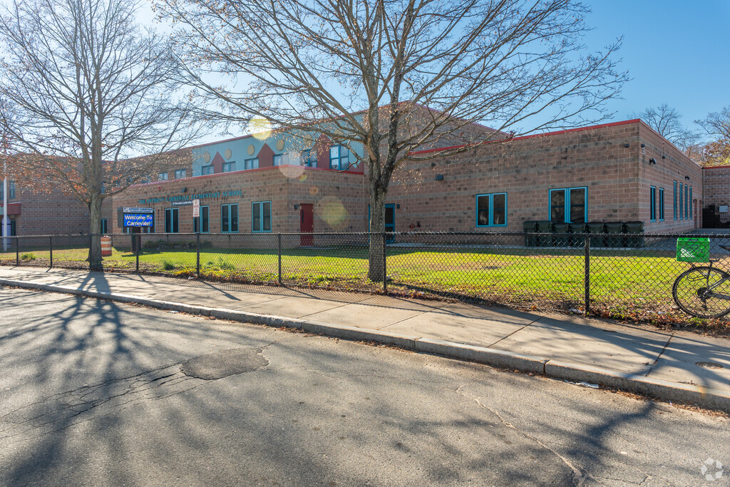 A view of Anthony Carnevale Elementary School in Providence.