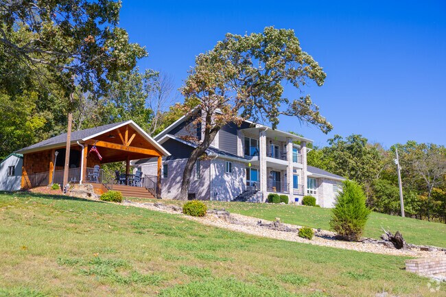 Modern homes in Indian Point offer scenic views and spacious outdoor living.