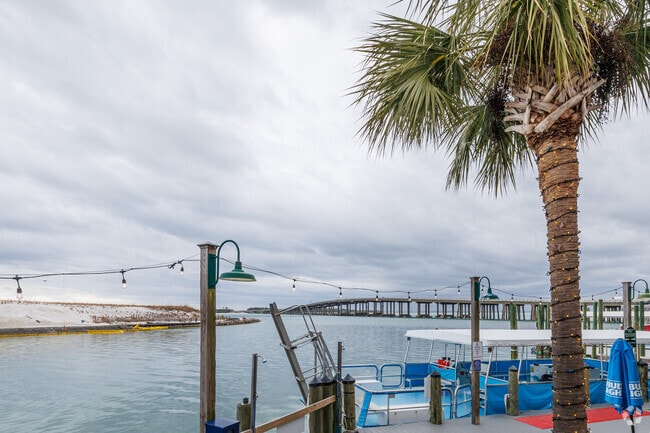 A breathtaking scene of Destin Harbor is the first glimpse of Destin for many arriving visitors as they cross the Marler Bridge from Okaloosa Island.