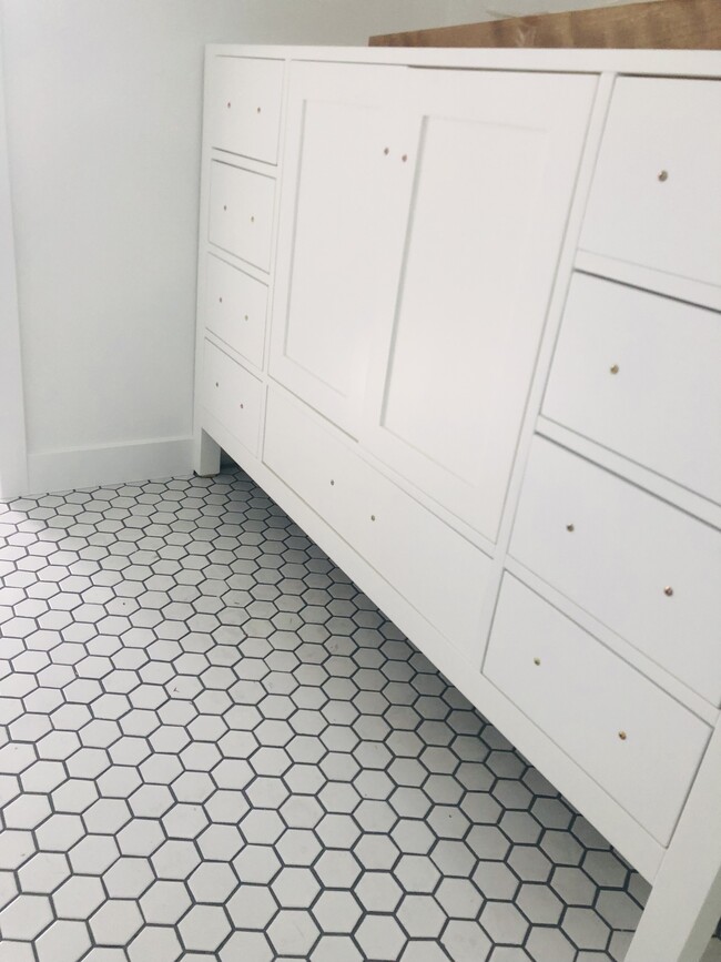 New vanity n flooring
