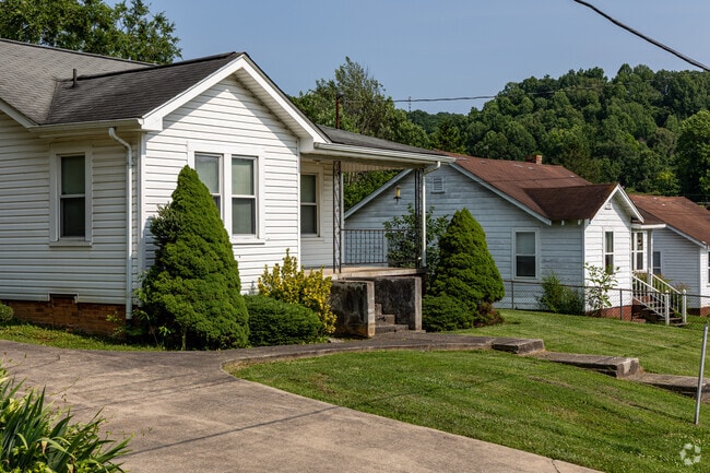 Small cottages line the eastern side of Morrison City.