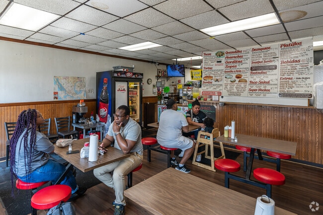 Residents regularly grab lunch at Pacheco's Tacos in Wrightwood.