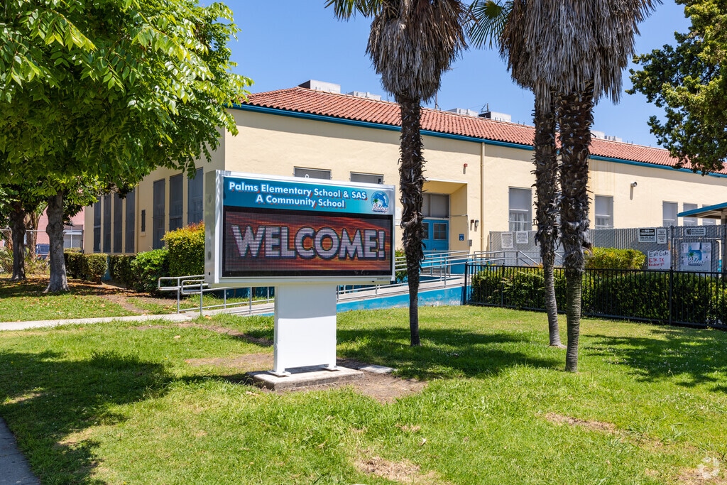 Palms Elementary School can be found on Motor Ave in Palms, CA.