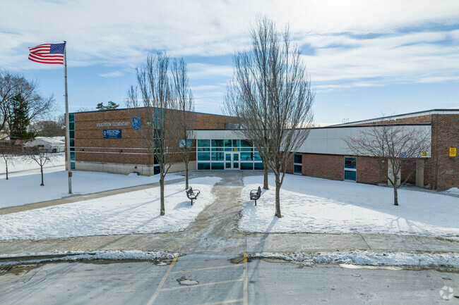 Main entrance at Wilkerson Elementary School.