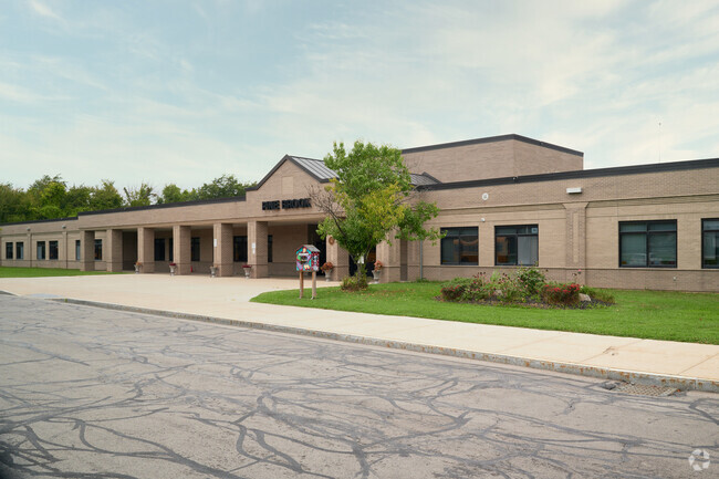Pine Brook Elementary School facade.