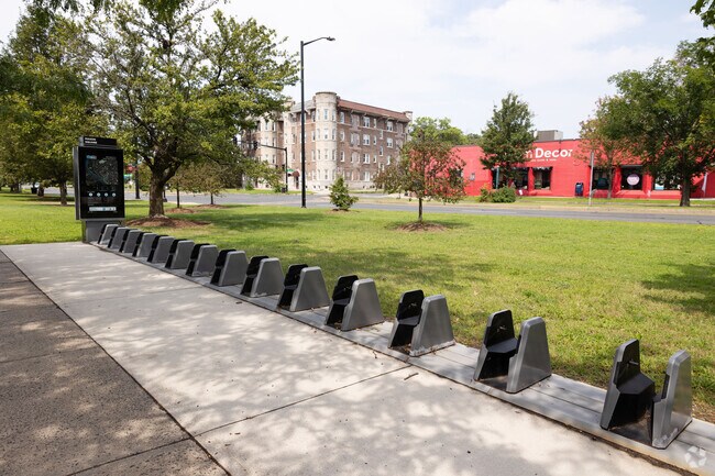 Bike shares can be found in the Old Hill section of Springfield, MA.