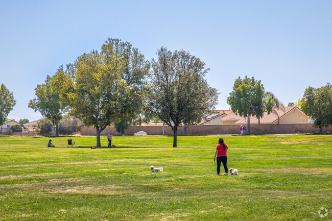 Resident enjoy a relaxing afternoon at Mary Henley Park in Hemet.