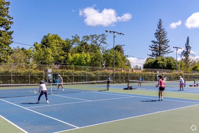 Play a round of tennis or pickleball at Eleanor Pardee Park in Palo Alto.