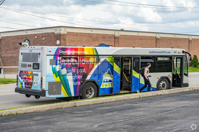The BCRTA connector links Fairfield commuters to Forest Park and Cincinnati routes.