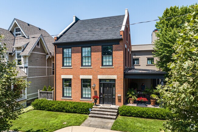 Many Colonials in Hingetown have been renovated to their former glory.