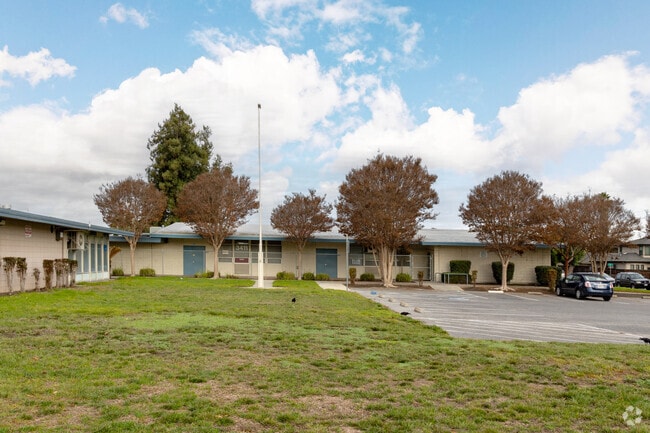 A view of Santa Clara Christian School office from the street in Santa Clara.