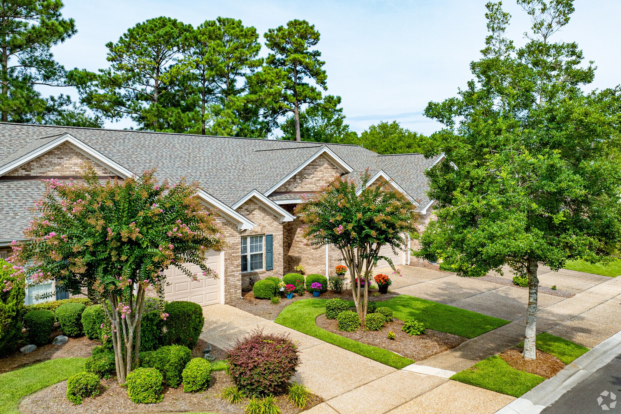 Luxury townhomes are popular in Carriage Hills.