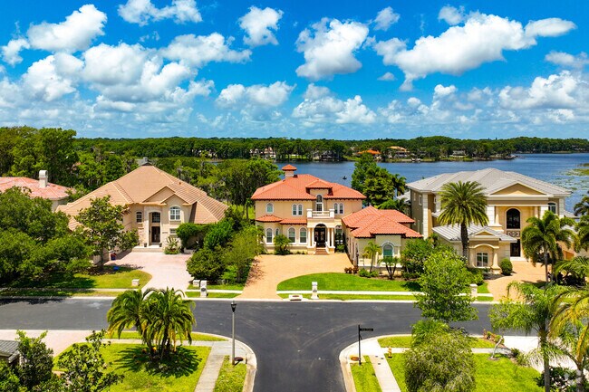 Gated luxury communities can be found near the water in East Lake.
