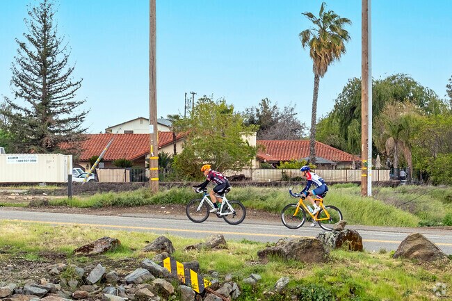 Friant's roads are popular with local bikers.