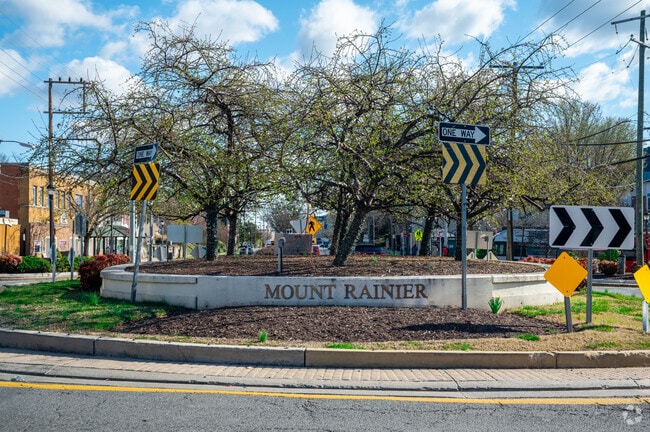 Mount Rainier sits right over the border from DC in Maryland.